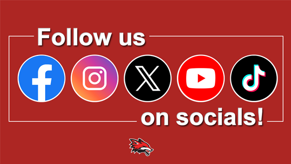  Follow us on socials